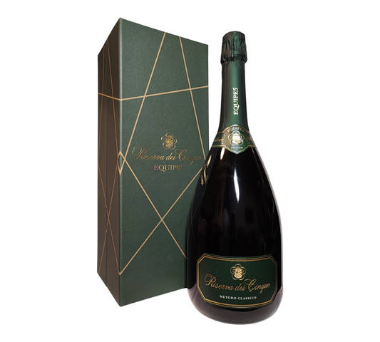 Spumante di qualità BRUT "Riserva dei 5" Rocca Sveva MAGNUM
